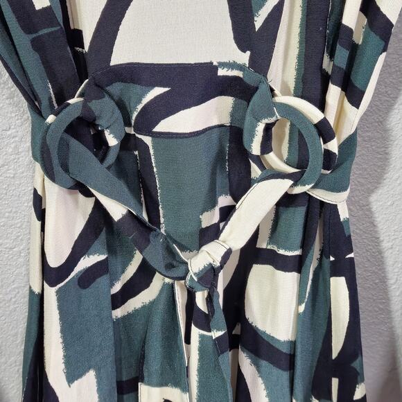 NEW Zara Women’s Dress Statement Print Modern Bold Pattern Wearable Art XS - Picture 4 of 13